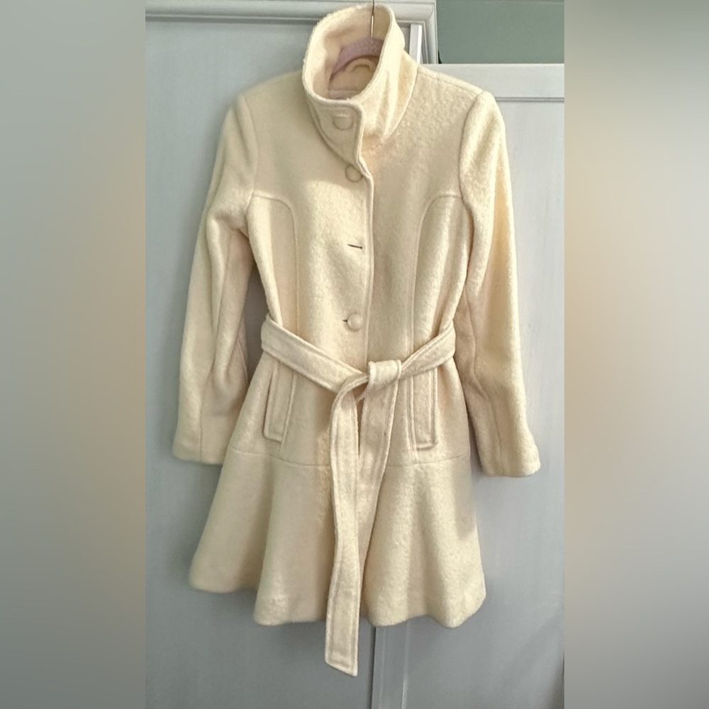Winter white coat